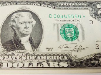 1976 $2 Dollar *STAR Note Federal Reserve Bill UNIQUE #'s