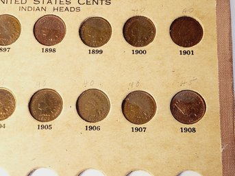 1895 -1908 Indian Head Pennies