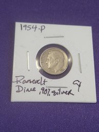 1954 Roosevelt Dime #21