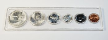 1967 Canadian Silver Proof Like Mint Set  - 6 Coin Set Queen Elisabeth In Display Case