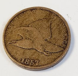 1857 Flying Eagle Cent Pre Indian Cent -  Pre Civil War Coin