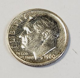 1960 Silver Proof Roosevelt  Dime (64 Years Old)