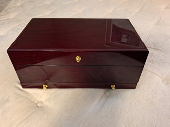 Nice Expanding Wood Jewelry Chest-Clever And  Unique  Creations By Lori Greiner