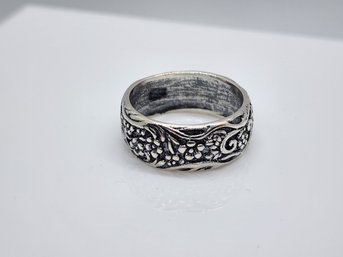 Bali, Frangipani Sterling Band Ring