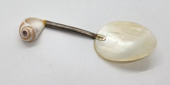 Incredible Folk Art Spoon Made From Seashells