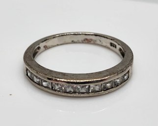 Vintage CZ Sterling Silver Ring