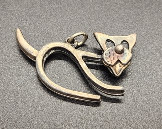 Very Unique Vintage Cat Pendant