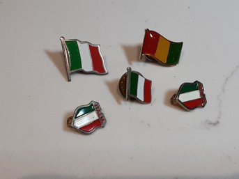 Mixed Flag Pin Lot