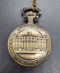 Brand New President Trump Pocket Watch