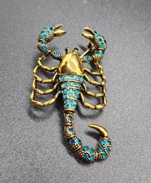 Beautiful Scorpion Brooch