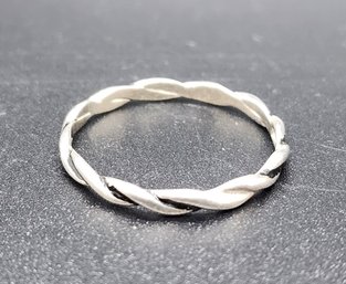 Vintage Sterling Silver Twisted Ring