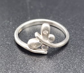 Vintage Sterling Silver Butterfly Ring