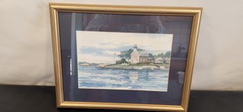 Vintage Water Color, Signed By Artist