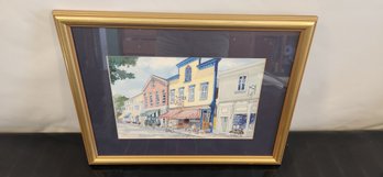Vintage Water Color Signed By Artist