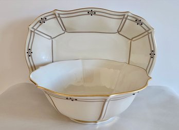 Lenox Vanguard Collection Bowl And Serving Dish (2)