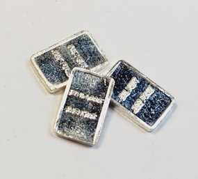 3 - 5 GRAINS .999 Fine Silver Bars / Ingots