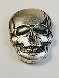 UNIQUE 2 Troy Ounce .999 Fine Silver  Skull Head