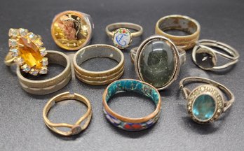 Lot Of Vintage Costume Rings