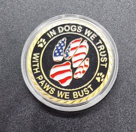 K-9 Police Dog Collectible Coin