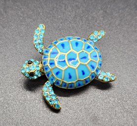 Cute Turtle Brooch