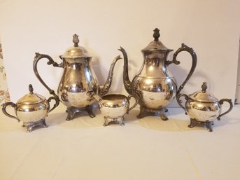 Vintage FB Rogers Teapots, Sugar Bowls & Creamers