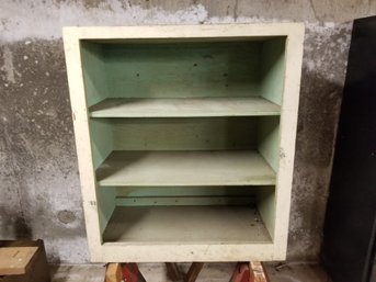 Primitive Handmade Wooden Shop Cabinet Shelves