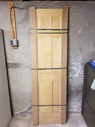 Solid Pine Wood 6 Panel Door Slab