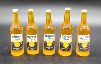 Lot Of 5 Miniature Corona Beer Bottles