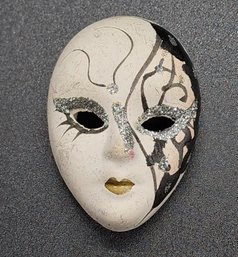 Vintage Miniature Painted Mask