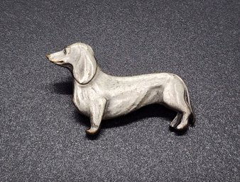 Vintage Dachshund Dog Brooch