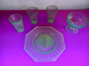 Uranium Glass Lot