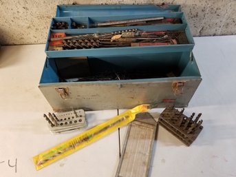 Drill Bits With Vintage Toolbox