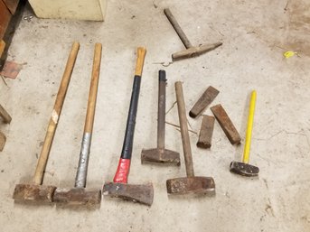 Sledgehammers Blunt Hammers Splitting Hammers And Wedges