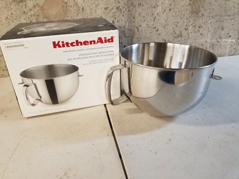 KitchenAid Stainless Steel Mixing Bowl For Stand Mixer - New