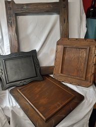 Four Rustic Wood Frames