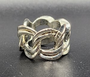 Vintage Silvertone Knot Ring