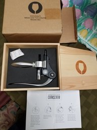 Corkscrew In Wooden Box - Brand New Never Used