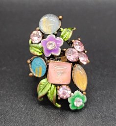 Stunning Vintage Floral Ring