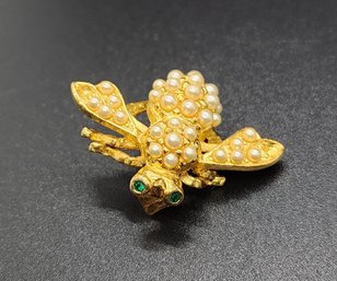 Vintage Joan Rivers Bee Brooch