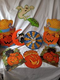 Vintage 1970s Halloween Deco Lot