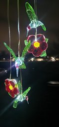 Brand New  Hanging Solar Hummingbird Ornament