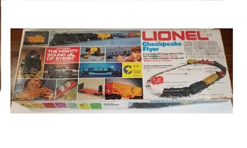 Vintage 1980s Lionel Chesapeake Flyer O 027Gauge Electric Train Set In Original Box