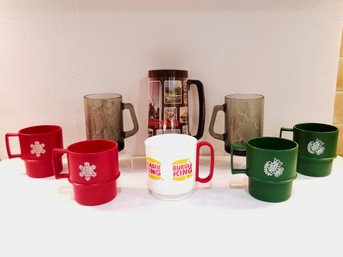 Great Selection Of Vintage Collectible Tupperware, Disney World, McDonalds, Burger Kings Mugs