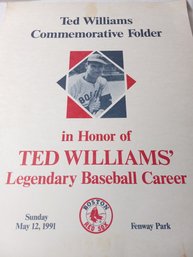 Ted Williams Commemorative Give Away