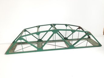Vintage Lionel Model Train Metal Bridge Green