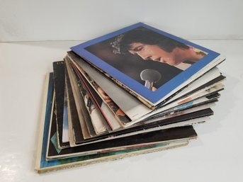 Vintage Record Album Lot - Elvis, Andy Gibb, Frank Sinatra, John Denver, Nat King Cole & More