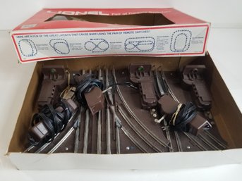 Three Vintage Lionel Train Switch Tracks