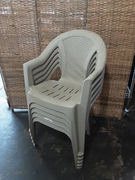 Stackable Plastic Out Door Chairs