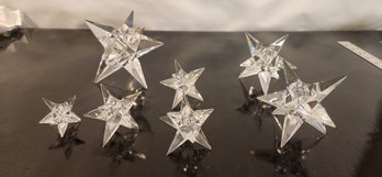 Glass Star Candle Holders