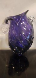 Purple Amethyst Hanging Bud Vase